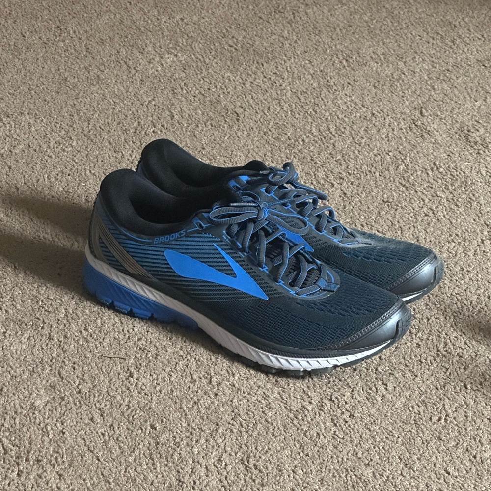 Brooks Navy and Gray Athletic Shoes